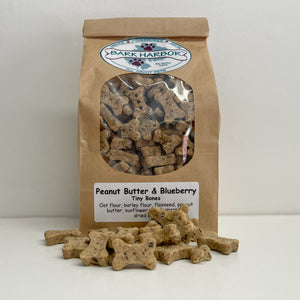 Tiny Peanut Butter And Blueberry Bones